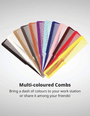 Colored Combs 12 Pack Blister